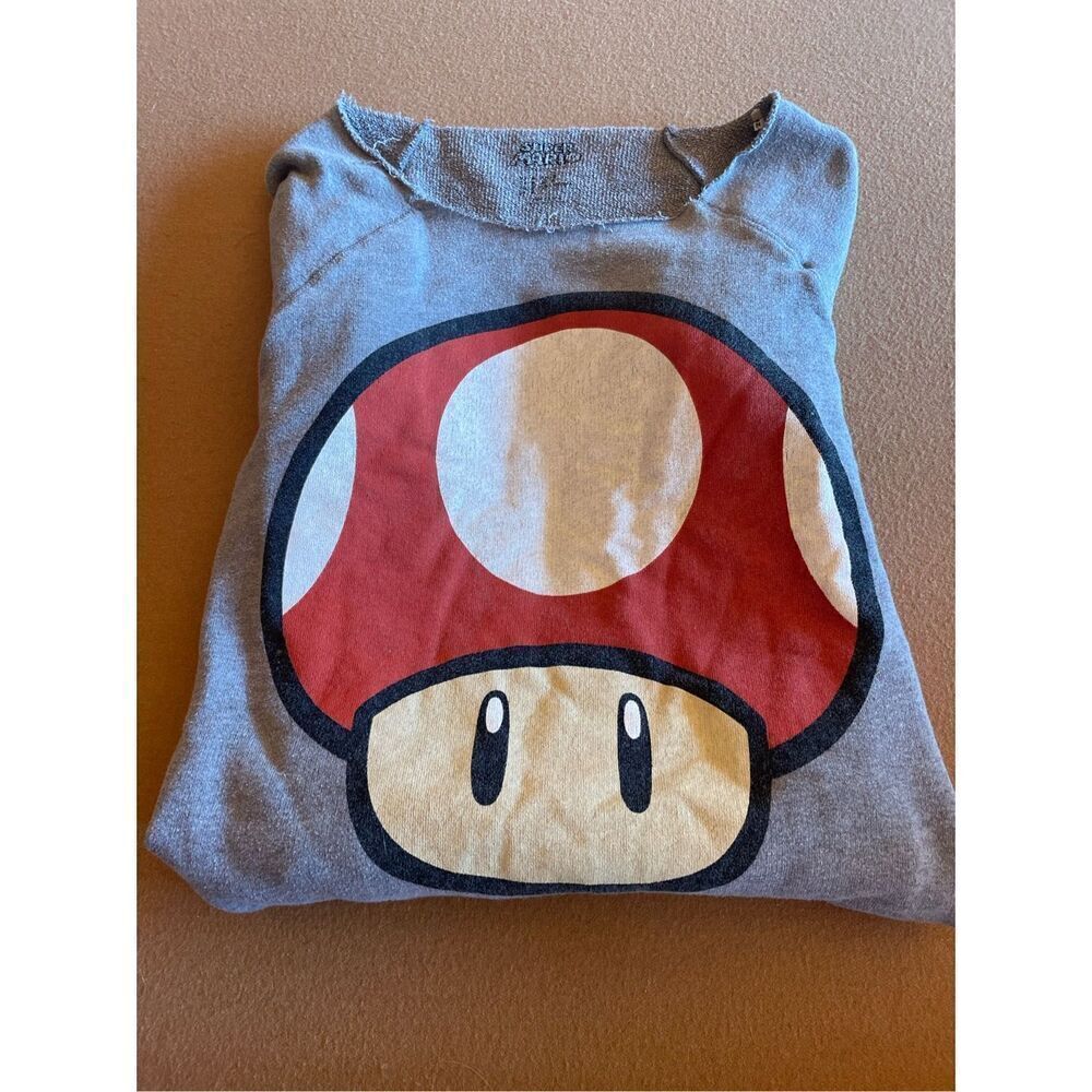 Super Mario Mushroom Sweatshirt - Size Small